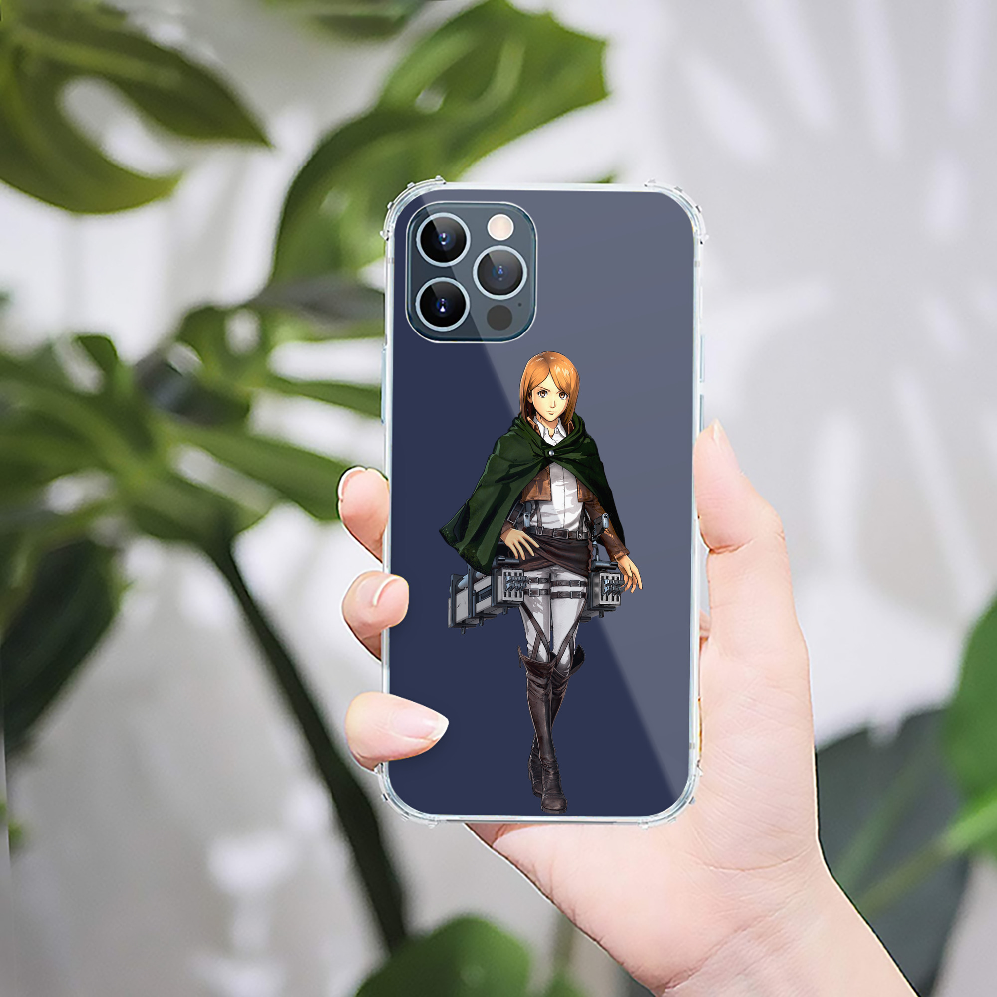 （画像用） 進撃の巨人 ペトラ·ラル Attack on Titan Petra Rall 【iPhone 12シリーズ対応】透明スマホケース（クリアソフトケース）